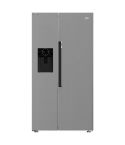 ثلاجه بيكو سايد باى سايد 525لتر ستانلس ديجيتال حنفيه انفرتر GN166130XB