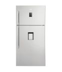 Beko refrigerator no frost digital dispenser 2 doors 555 litres stainless steel dn160200dx