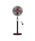 TORNADO Stand Fan 18 Inch 4 Blades Remote Black Efs-95sr