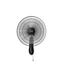 TORNADO Wall Fan 16 Inch With 4 Plastic Blades and 3 Speeds In Black Color TWF-18