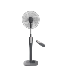 Tornado stand fan 16 inch 4 blades remote grey or maroon tsf-75