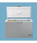 Beko freestanding chest freezer defrost 350 liters silver - hsa40500s