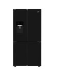 Beko refrigerator 626 liter 4 doors nofrost digital touch black gne134626b