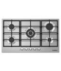 TORNADO Built-In Hob 90 x 60 cm 5 Gas Burners In Stainless Steel Color GHV-M90CSU-S
