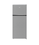 Beko 13-foot, 390-liter refrigerator, silver (RDNE420KD)