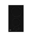 Beko Built-In Electric Hob 2 Burners 30 cm Black Glass HDMC32400TX