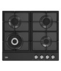 BEKO Built-In Gas Hob 4 Burner 60 cm Black - HIAW 64225 BX