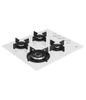 Beko Built-in Gas Hob 60 Cm 4 Burners Cast Iron Safety White Hilw 64122 Swe