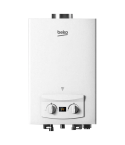 Beko Gas Water Heater 6 Liters Digital Display Natural Gas Adapter White Bgwh 6lw