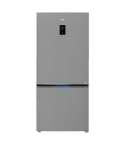 Beko refrigerator no frost digital 620 liters inverter motor stainless steel- rcne720e20dzxp