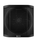 Bilton Ventilation Fan25 cm Size 30×30 cm with Privacy Grid, Black FV-25 RLG5-E2