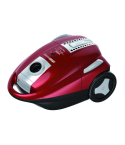 Black and White Bagged Vacuum Cleaner 1800 Watt Red - Top-121