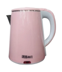 Black and White Plastic Electric Kettle 2 Liters 1500 Watt Pink L300