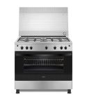 Zanussi zcg91016xa gas cooker 5 burners shark