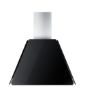 Fresh Classic Flat Built-In Hood, 90 Cm, 3 Speeds, Metallic Black, FHS90B40ML