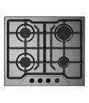 Fresh Modena Built-in Gas Hob, 4 Burners, Stainless Steel - 9849