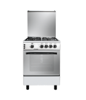 Fresh Rainbow Gas Cooker 4 Burners 60 cm - Silver