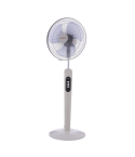Fresh Stand Fan Without Remote Control, 16 Inch - White x Grey