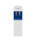 Fresh Water Dispenser 2 Taps (Normal Cold) Top Loading White*Petroleum Blue FW17VFWG2