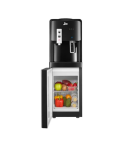JAC 2-Faucet Water Dispenser, Black, with Cabinet, NGWD2225C