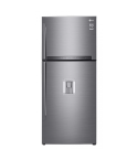 Lg no-frost refrigerator 592 liters inverter motor silver- gr-f822hlhu