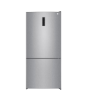 LG Bottom Freezer Refrigerator, 588 Liters, Smart Inverter, Silver - GTF569PVAM