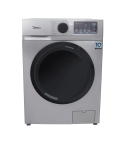 Midea Automatic Washing Machine 8 kg 1400 rpm Silver Inverter Steam MFN09W80BS