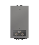 Midea Gas Water Heater, 10 Liters, Grey - MGWH10-20MDNEG(S)
