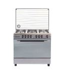 Royal Gas Cooker Perfect Cast Digital 5 Burners 60*90 cm With Fan Stainless Steel - 2010245