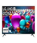 LG Smart TV, 65 inches, 4K UHD resolution, webOS25, AI support, Wi-Fi, built-in receiver, 65UA84006LB