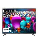 LG Smart TV, 50 inches, 4K UHD resolution, webOS25, AI support, Wi-Fi, built-in receiver, 50UA84006LB