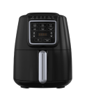Tornado Air Fryer 1550 Watt 4 Liter Led Display Black X Silver Thf-1554d-xl-bs
