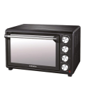 TORNADO Electric Oven 55 Liter 2200 Watt Grill Fan Black TEO-55KDM-BK