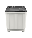 TORNADO Washing Machine Half Auto 12 Kg Pump White x Black TMH-HS12CP(WK)