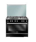 Unionaire MAX11 5 Burners Cooker, 60 x 80 Stainless Steel - Fan -Safty