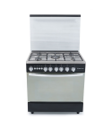 White Point Gas Cooker 5 Burners, 90 cm, Stainless Steel - WPGC9060BXTFSA