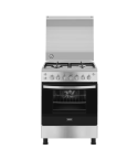 ZANUSSI COOLCAST 4-BURNER COOKER WITH GAS OVEN AND HOB ZCG61296XA