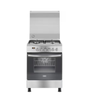 Zanussi 4-Burner Cool Max Stainless Steel Cooker 2 Fans Safety Code 6576 ZCG64396XB