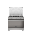 Zanussi 5-Burner Cool Max Stainless Steel Gas Cooker with 2 Fans Safety Code 6580 ZCG94396XB