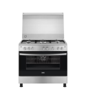 Zanussi coolcast 5-burner cooker with gas oven and hob zcg91236xa