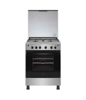 Zanussi Freestanding Gas Cooker 4 Burners Silver ZCG622A6XA