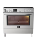 Zanussi Taste Max Gas Cooker 5 Burners Stainless Steel- ZCG97326XA