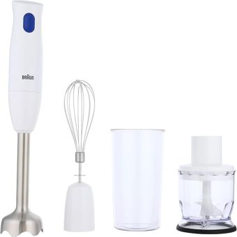هاند بلندر براون 450وات كبه ومضرب بيض 4*1 ابيض MQ10202MWH