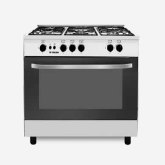 Fresh 5-Burner Cooker, 60 x 90 cm, Jumbo Star Silver, Code 20584