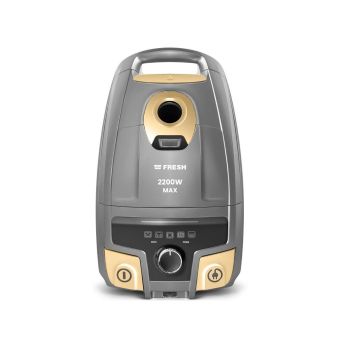 Fresh Vacuum Cleaner Max Gray/Gold 2200 Watt with Bag code 20250