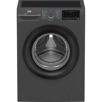 Beko Washing Machine Full 10 KG, 1400 rpm,Grey - WFST107XA