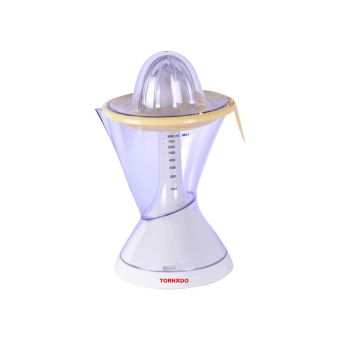 TORNADO Citrus Juicer 40 Watt and 0.8 Litre Capacity in White Color TCJ-40S