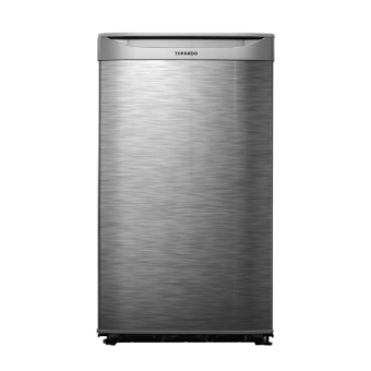 Tornado refrigerator defrost 100 liter 1 door mini bar in silver color mbr-ar100-s