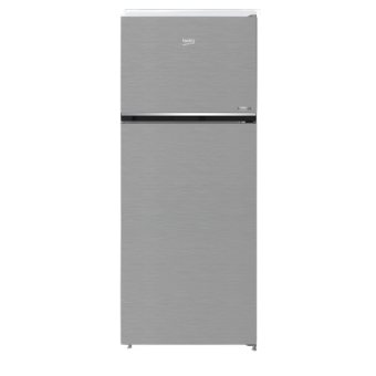Beko 13-foot, 390-liter refrigerator, silver (RDNE420KD)