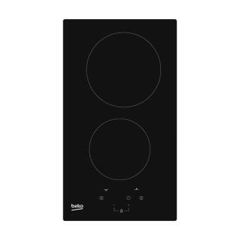 Beko Built-In Electric Hob 2 Burners 30 cm Black Glass HDMC32400TX